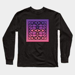 Doc Labs - Third Eye / Awakening (Geometric Art / Meditation / Yoga) - Version 4 - (Purple) Long Sleeve T-Shirt